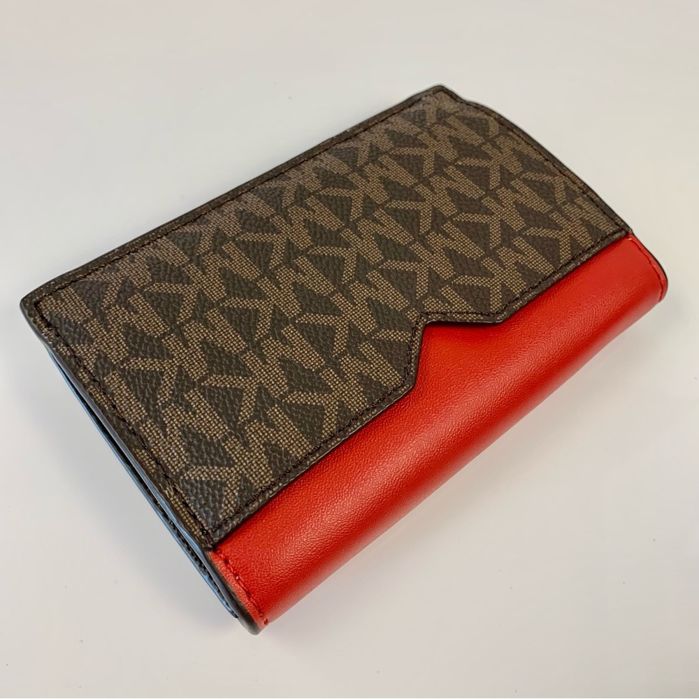 MICHAEL KORS Small Logo and Leather 3-in-1 Card Case - Picture 14 of 15
